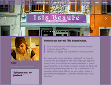 Tablet Screenshot of isis-beaute.fr